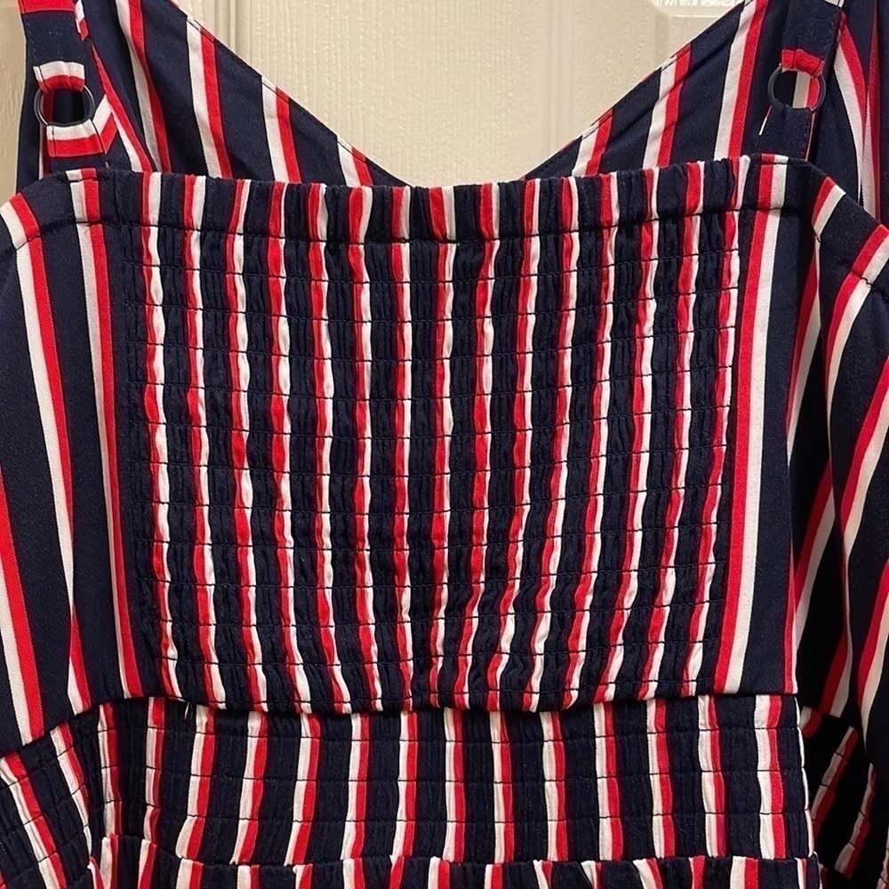 Torrid Short Striped Romper - Picture 4 of 6